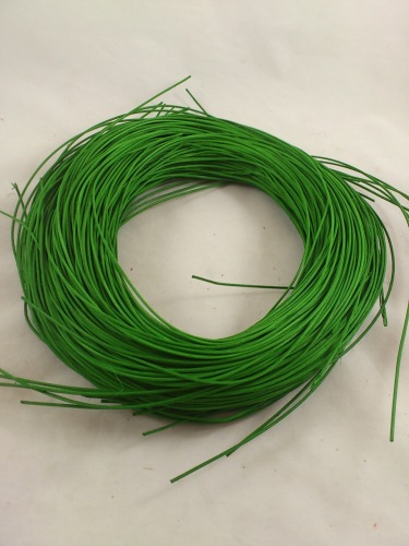 Rotin moelle 2 mm. 250 gr. coloris vert